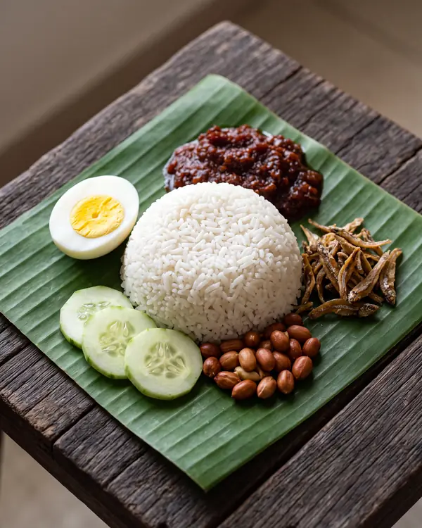 Nasi Lemak, from the Malaysia chapter.